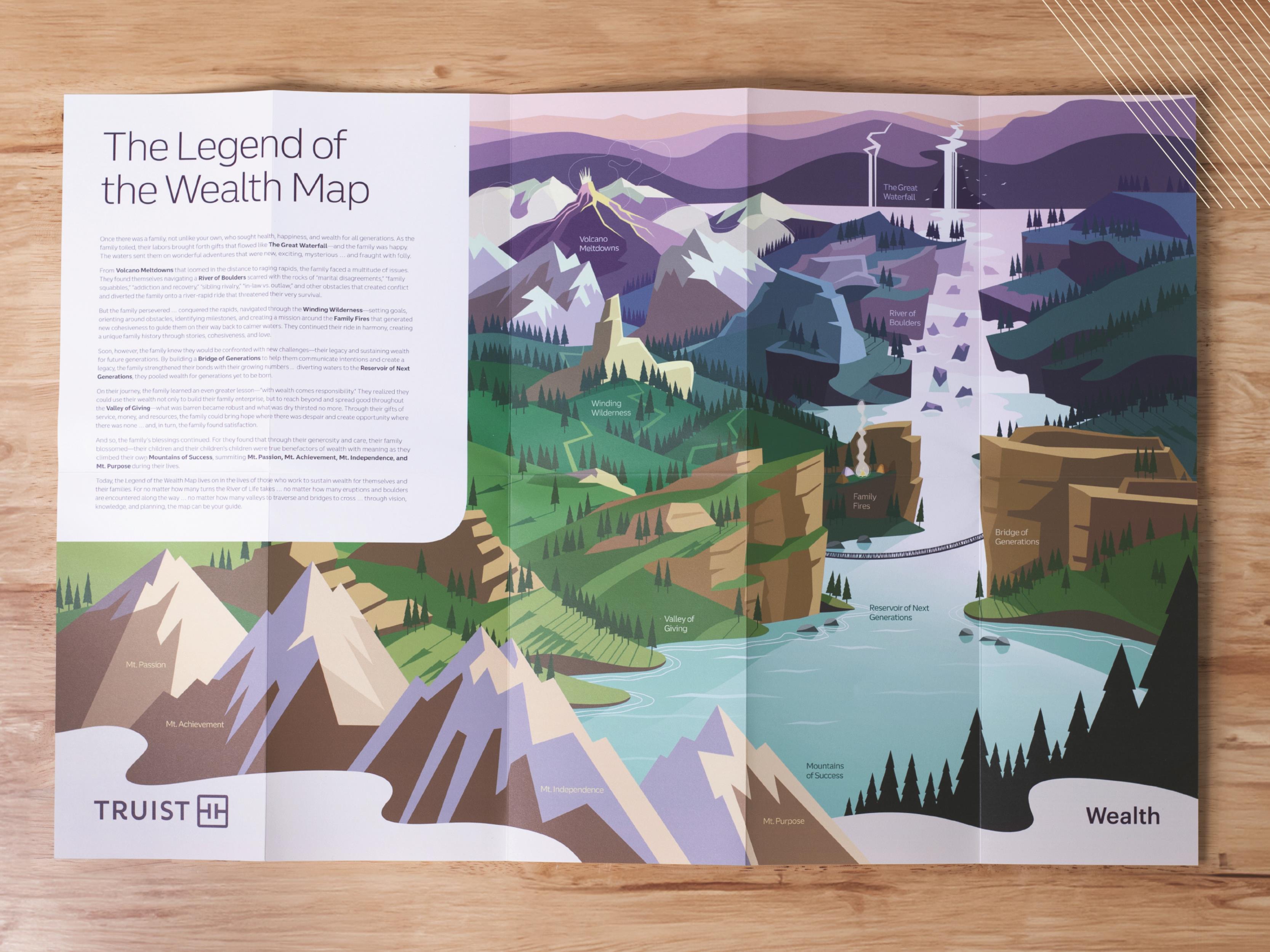 Truist - Wealth Map and Book Design